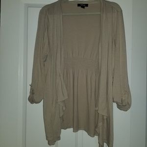 Tan cardigan